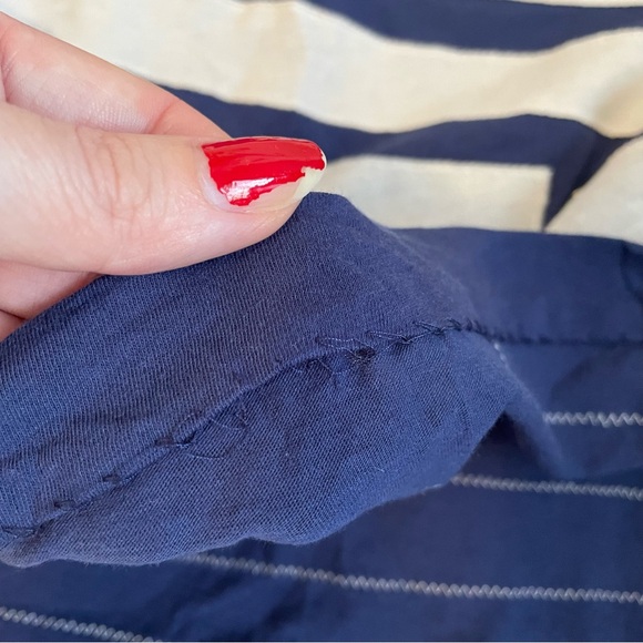 Phillip Lim 3.1 Boxy Cropped Striped Embellished Abstract Cotton T Shirt ✨ - Picture 8 of 10